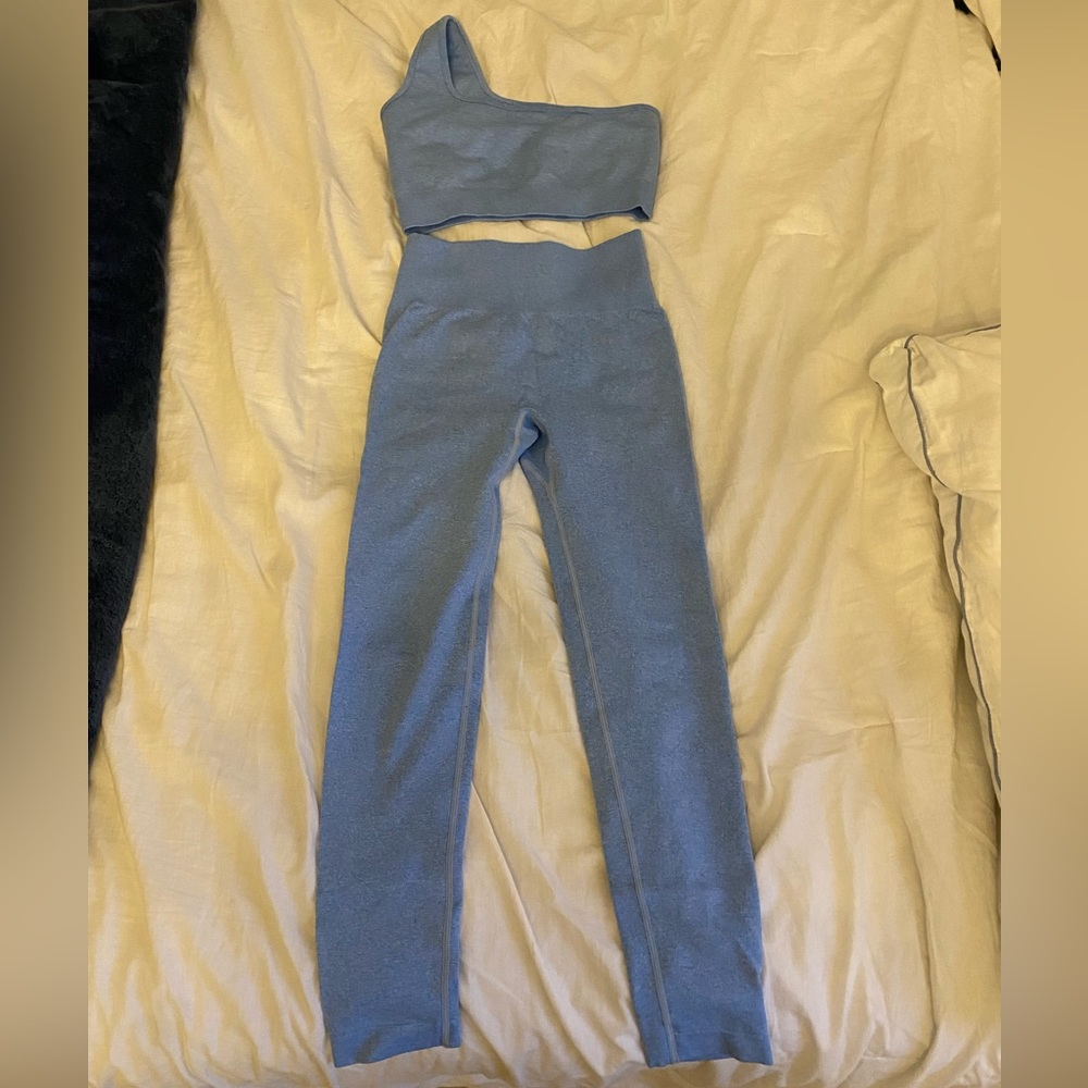 Light Blue Workout Set - Picture 2 of 3